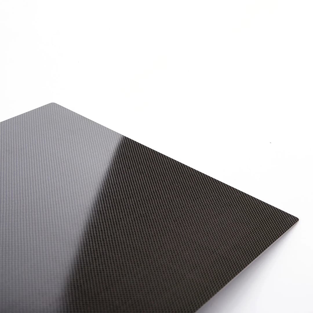 Plain Glossy Carbon Fiber Sheets