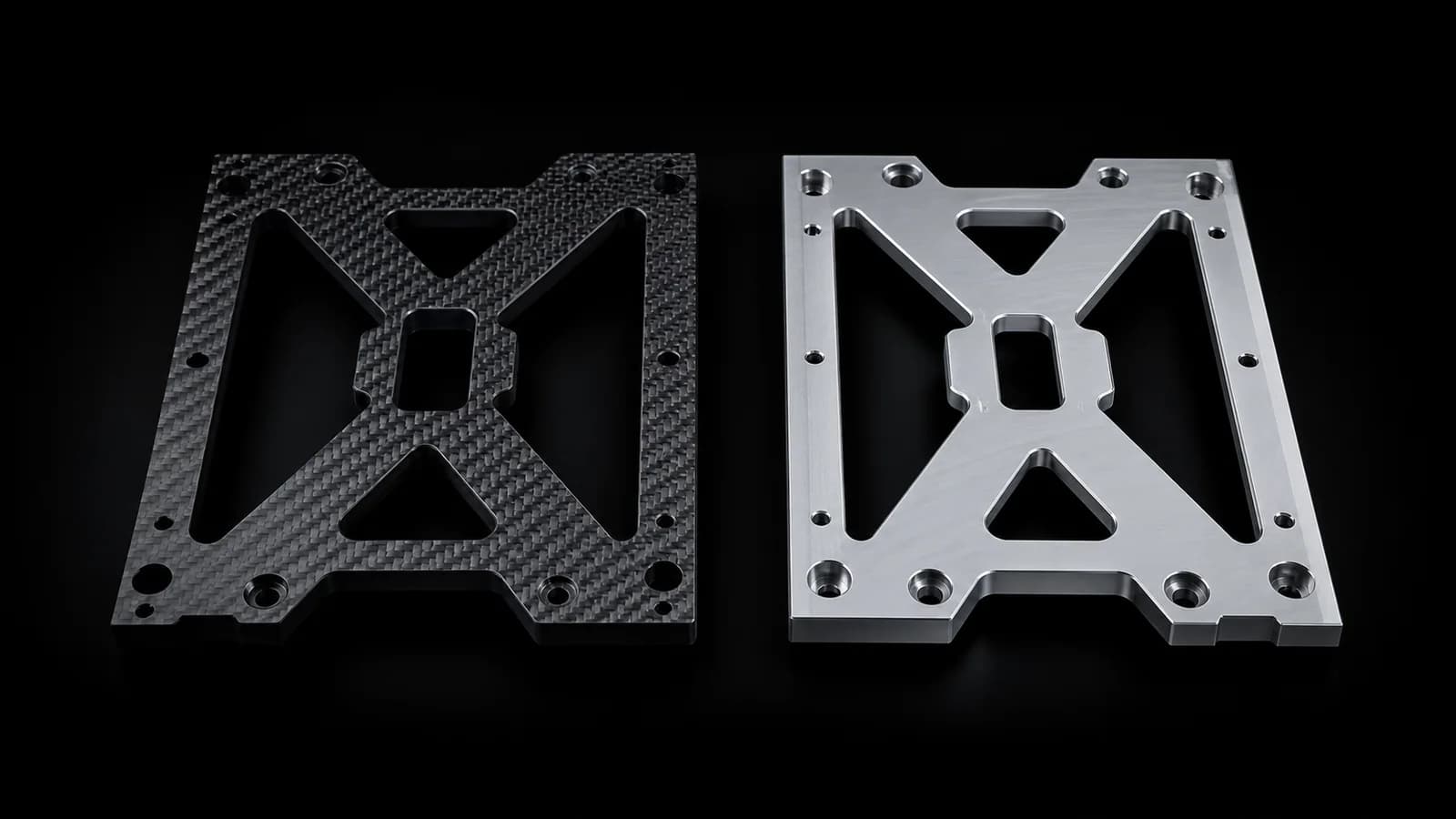 Carbon fiber and aluminum structural panels